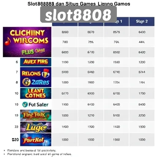 Perbandingan Slot8808 dengan Situs Game Lainnya di Indonesia